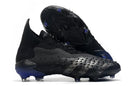 Chuteira Campo Adidas Predator Freak + FG Black/Blue - Cano Alto