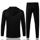 Conjunto Inverno Real Madrid Preto Adidas - Com Fecho e Capuz