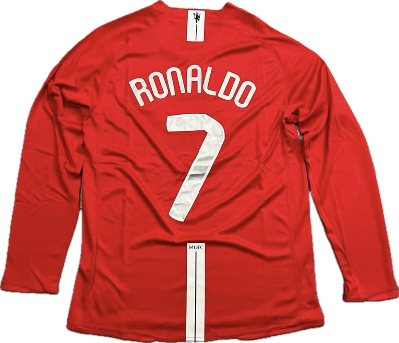 Camisa manga longa Manchester united Cr7 vermelha