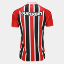 Camisa São Paulo II 25/26 Torcedor New Balance Masculina - Vermelho+Branco