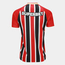 Camisa São Paulo II 25/26 s/n Torcedor New Balance Masculina - Vermelho