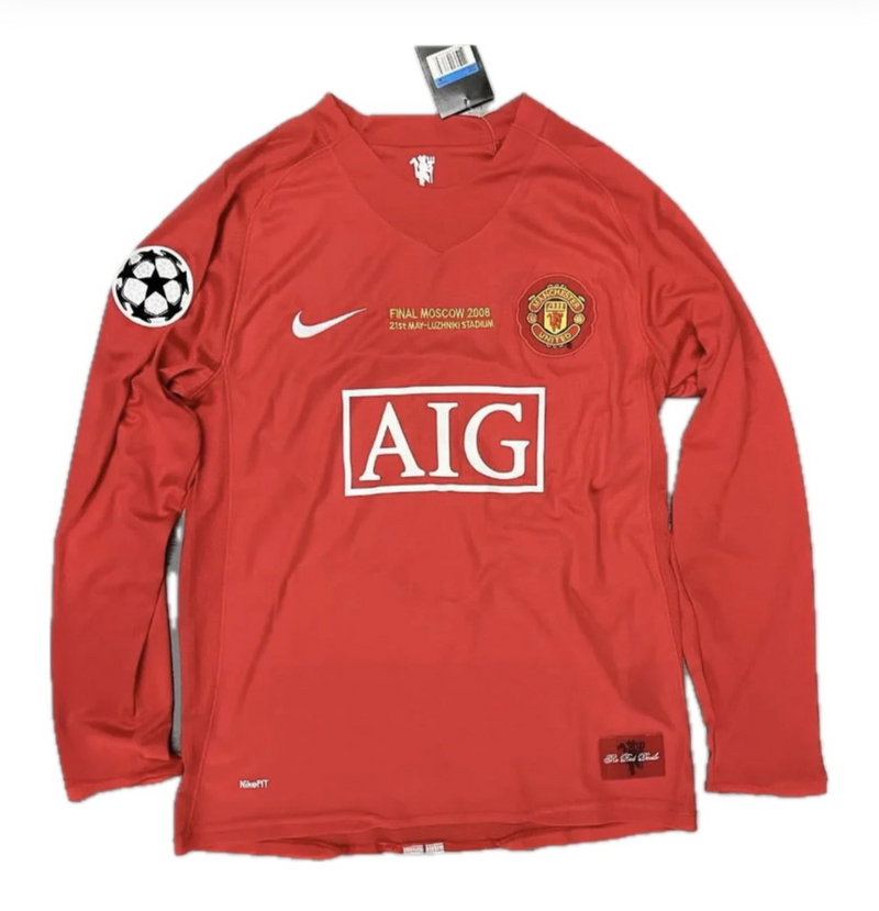 Camisa manga longa Manchester united Cr7 vermelha