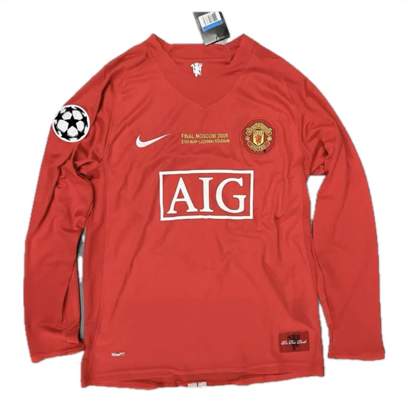 Camisa manga longa Manchester united Cr7 vermelha