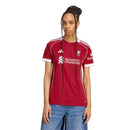 Camisa Liverpool Home 25/26 s/n Torcedor Adidas Feminina - Vermelho