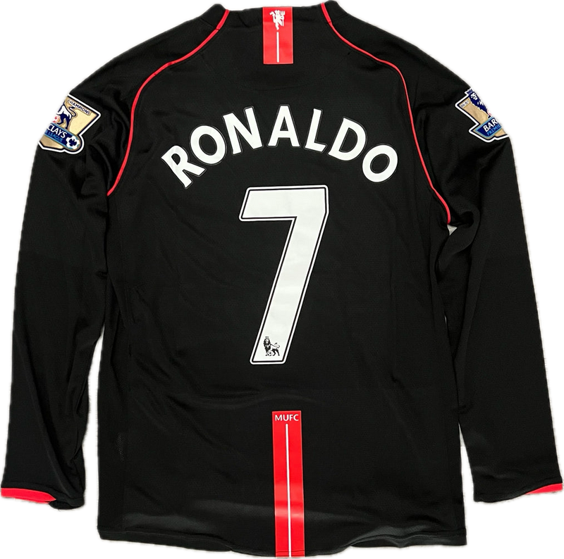 Camisa manga longa preta Manchester united