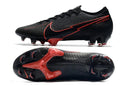 Chuteira Campo Nike Mercurial Vapor 13 Elite FG Black and Red - Low