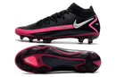Chuteira Campo Nike Phantom GT Elite Dynamic Fit FG Black/Pink - Cano Alto
